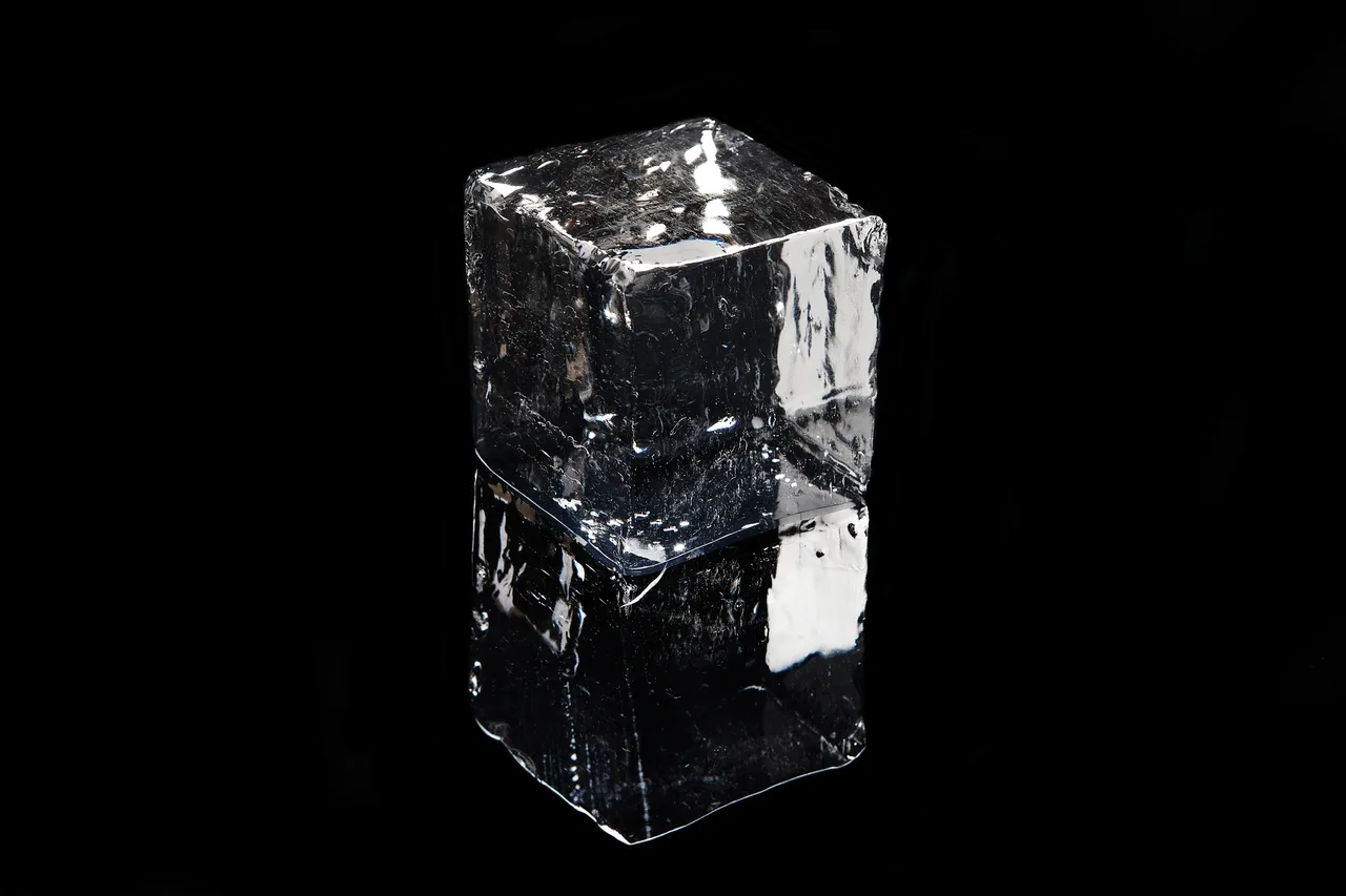 Custom logo ice cube